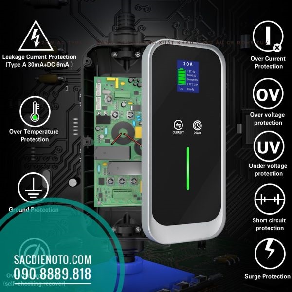 Sạc điện oto MiDa Smart-7Kw