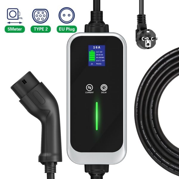 Sạc điện oto chính Hãng MiDa Smart-7Kw