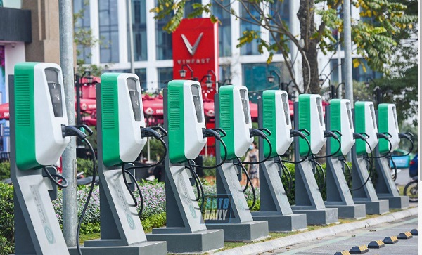 trạm sạc vinfast tại hà nội