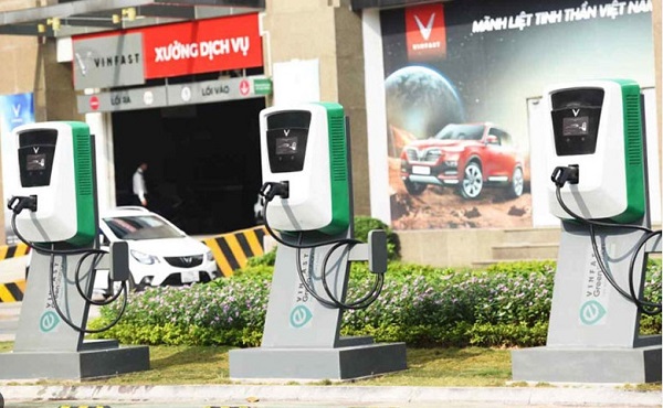 trạm sạc xe điện Vinfast